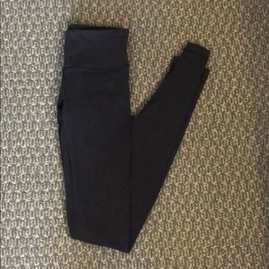 lulu lemon full length black leggings